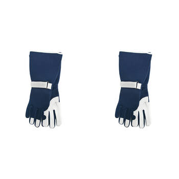 4pc Annabel Trends Second Skin Long Sleeve Sprout Garden Gloves - Navy