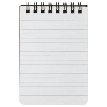 Spirax P560 PP Notebook/Note Pad 112x77 5mm Ruled 96-Pages Black