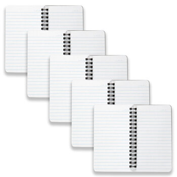 5pc Spirax P561 Notebook 147x87 7mm Ruled Paper 96-Pages - Black