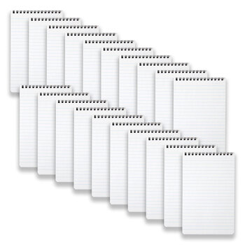 20pc Spirax P563 PP Notebook 8mm Ruled 100-Pages Stationery - Black