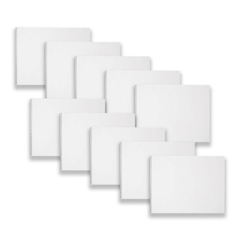 10pc Spirax 579b Sketch Book Spiral School Notebook 96-Pages