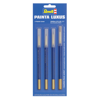 4pc Revell Painta Luxus Marten Paint Brush Set