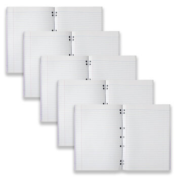 5pc Spirax P128 Binder Book A4 8mm Ruled 192-Pages