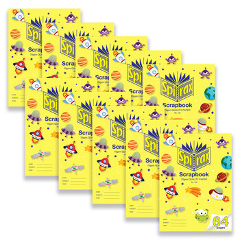 10pc Spirax 156 Scrapbook 70GSM Paper 64-Pages Art Notebook