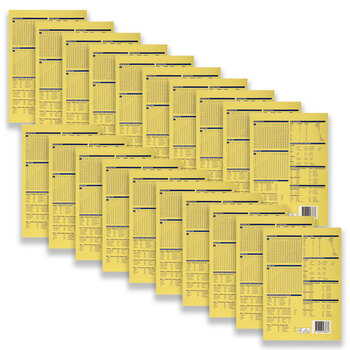 20pc Spirax 210 Exercise Book A4 11mm Ruled 48-Pages 70GSM - Yellow