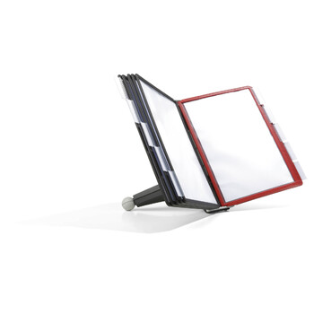 Durable Sherpa Table w/10 Display Panel - Black/Red