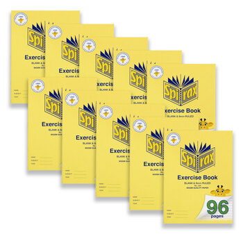 10pc Spirax 324 Super Size Botany Exercise Book 96-Pages Yellow