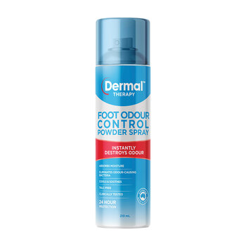 1pc Dermal Therapy 210ml Foot Odour Powder Spray