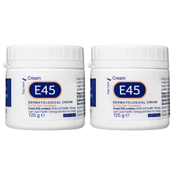 2PK E45 Cream For Dry Skin Tub 125g