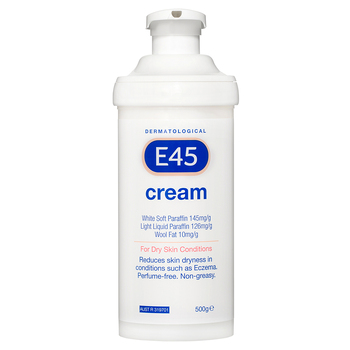 E45 Cream For Dry Skin Pump 500g