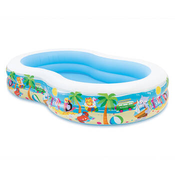 Intex 262cm Inflatable Swim Seashore Pool