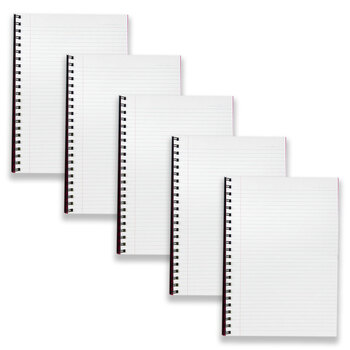 5pc Spirax Kode 512 A4 Hard Cover Writing Notebook 160-Pages