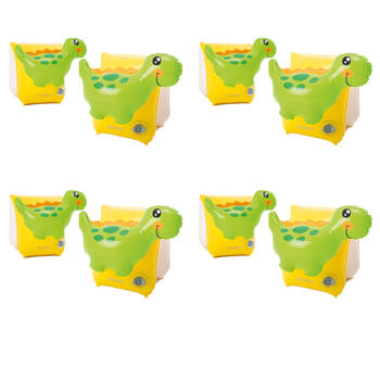 4PK Intex Inflatable Dinosaur Arm Bands 3D Design Kids Safety Floatation Device 3-6y