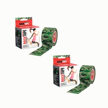 2PK Rocktape Standard Adhesive Training Support Tape - Green