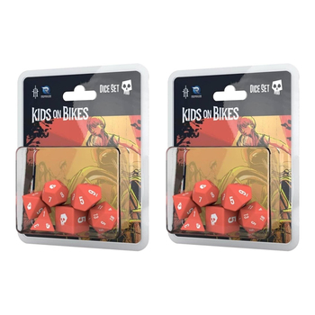2x 6pc Renegade Game Kids on Bikes Role Playing Dice Set Kids 8y+