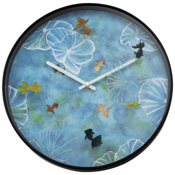 NeXtime Pond Plastic Analogue 30cm Wall Clock - Blue