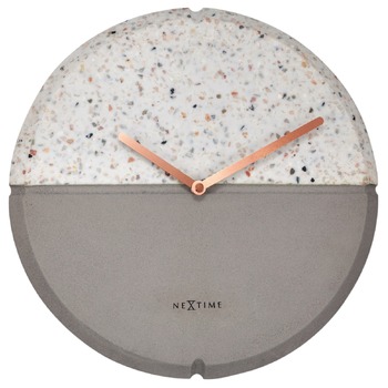 NeXtime Conrazzo 32cm Analogue Wall Clock Round - Grey