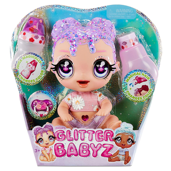 Glitter Babyz Doll Lila Wildbloom Kids Toy 3y+