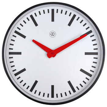 NeXtime 40cm Newcastle Silent Sweep Analogue Round Wall Clock