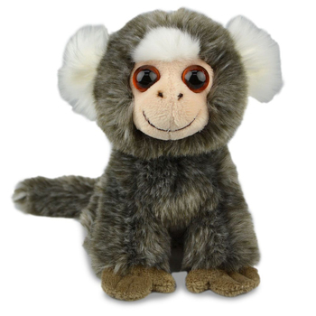 Lil Friends 18cm Marmoset Stuffed Animal Plush Kids Toy - Grey