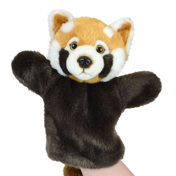 Lil Friends 26cm Red Panda Animal Hand Puppet Kids Soft Toy