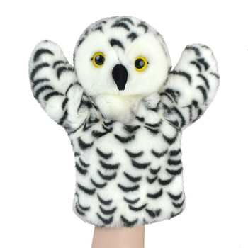 Lil Friends 26cm Owl Animal Hand Puppet Kids Soft Toy