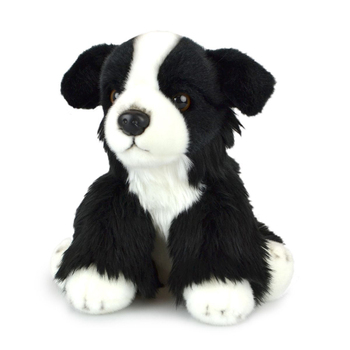Lil Friends 30cm Border Collie Stuffed Animal Plush Kids Toy - Black