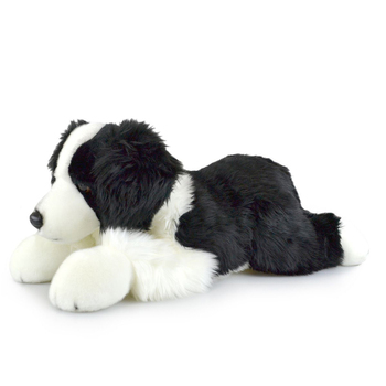 Lil Friends 60cm Border Collie Stuffed Animal Plush Kids Toy - Black