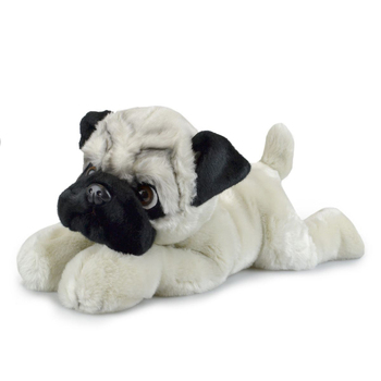 Lil Friends 60cm Pug Stuffed Animal Plush Kids Toy - Grey