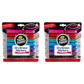 24pc Crayola Take Note! White Board Markers Chisel Tip