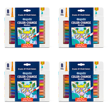 32pc Crayola Kids/Childrens Creative Color Change Markers 96m+
