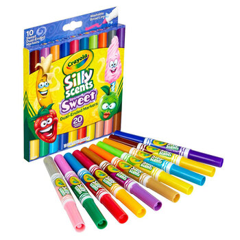 10PK Crayola Silly Scents Dual-Ended Washable Markers
