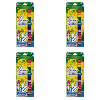 64pc Crayola Kids/Childrens Creative Pipsqueaks Markers 36m+