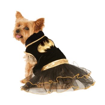 Dc Comics Batgirl Pet Tutu Dress Pet Dress Up Costume - Size M