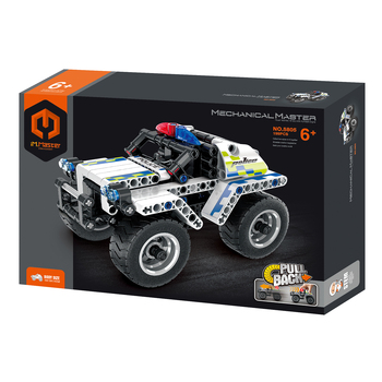 199pc iM.Master Pull Back Police Car Building Blocks Kids Toy Set 6y+