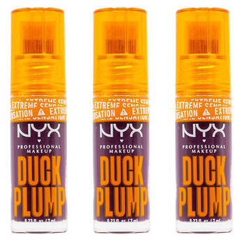 3PK NYX Professional Makeup 7ml Duck Plump High Pigment Lip Gloss