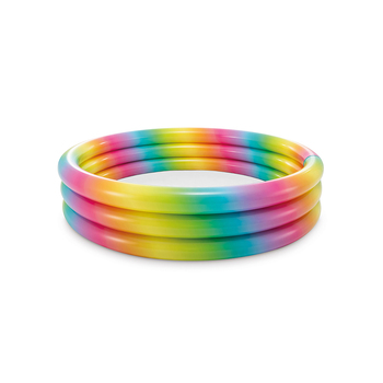 Intex Rainbow Ombre 168x38cm Inflatable Swimming Pool Kids 2+