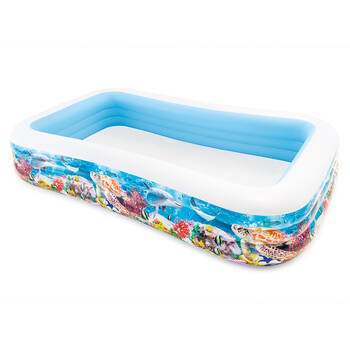 Intex 305cm Inflatable Swim Center Family Sealife Pool