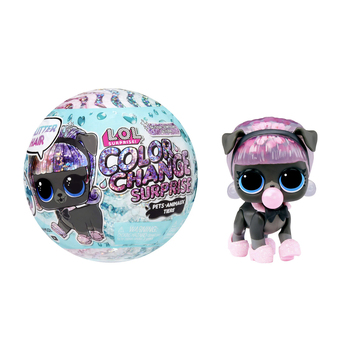L.O.L. Surprise Glitter Color Changing Pets Ball Assorted Toy 3y+