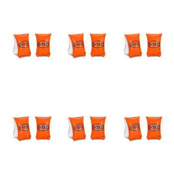 6PK Intex Large Deluxe Inflatable Kids/Childrens Arm Bands 6-12y+