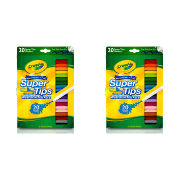 40pc Crayola Super Tips Washable Markers Kids 3y+