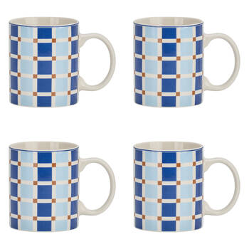 4PK Annabel Trends New Bone China Coffee Mug 350ml - Dad's Coffee/Tea