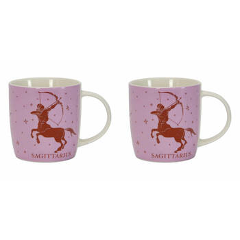 2PK Annabel Trends Coffee/Tea Mug/Cup Zodiac Sign Sagittarius 350ml