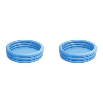 2PK Intex Crystal 114x25cm Inflatable Swimming Pool Kids 2+ Blue