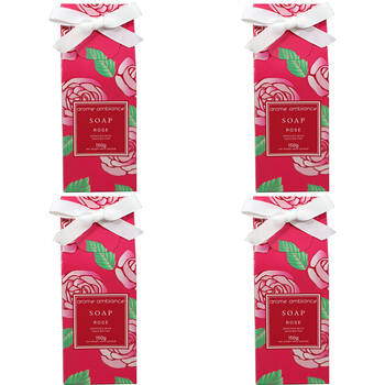 4PK Arome Ambiance Floral Garden Boxed Soap 150G - Rose