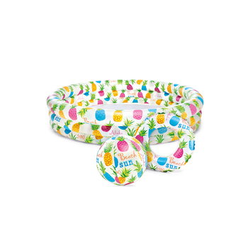 Intex Pineapple 1.32mx28cm Splash Swimming Pool Set
