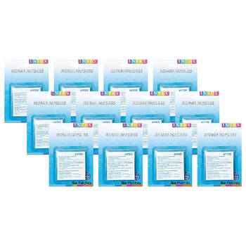 72pc Intex Vinyl Adhesive Repair Patches Stick-On Blister Card
