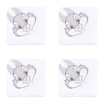 4PK Disney Thumper Soft Hooded Towel Baby Nursery Decor