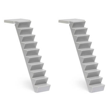 2PK Lundby Dollhouse Stairs Staircase Miniature Fixtures Toy 49x19.2cm 4y+