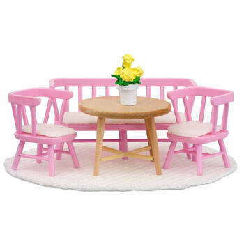 Lundby Kitchen Furniture Miniature Dollhouse Dinning Toy Set 19.5cm 4y+